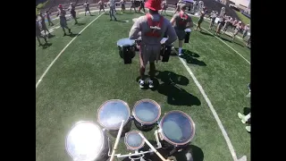 "The Right Stuff" Tenor Cam || USMC Drum Corps Rehearsal