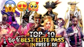 😱Τα 10 καλύτερα Elite pass στο Free Fire😱🤤❤️Top 10 best Elite pass in Free Fire😱