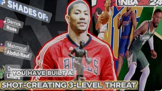 THE BEST DERRICK ROSE BUILD IN NBA 2K24 is a CONTACT DUNK MACHINE... PRIME DROSE BUILD IN NBA 2K24!