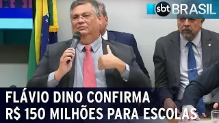 Flávio Dino confirma R$ 150 milhões para escolas | SBT Brasil (11/04/23)