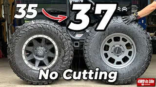 How to fit 37 inch tires on my Toyota Tundra - no rubbing, no BMC