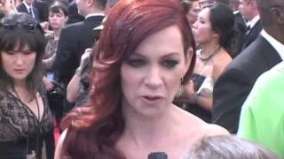 Emmy Winner Carrie Preston ("The Good Wife") at the 2013 Emmy Awards- EMMYTVLEGENDS.ORG