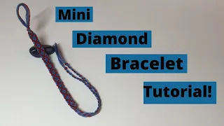 Mini Diamond Bracelet Tutorial || Friendship Bracelets