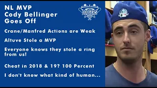 Cody Bellinger Calls Out Astros Owner "Weak" Apology, MLB's Rob Manfred,  & Jose Altuve