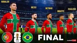 Ronaldo Messi Neymar Mbappe Haaland All Stars | Portugal vs Brazil | Final FIFA World Cup 2026 | PES