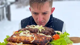 Люля-Кебаб из баранины и индейки в Нижнем Новгороде.