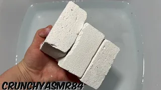 Plain White Chalk Water Crush | Oddly Satisfying | ASMR | Sleep Aid