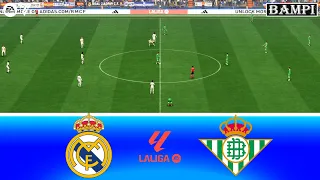 Real Madrid vs Real Betis / La Liga 23 24 / Full Match All Goals / EA FC 24 Gameplay