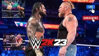WWE 2K23 - Roman Reigns vs Brock Lesnar single match ! 1