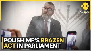 Poland: Far-right MP extinguishes Hanukah candles in parliament | Latest News | WION