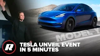Tesla Model Y Reveal Event in 5 Minutes