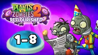 Plants vs. Zombies 2 Reflourished: BirthdayZ Thymed Event Levels 1-8