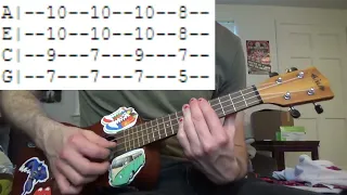 The Trooper Ukulele Tutorial (WITH TABS)