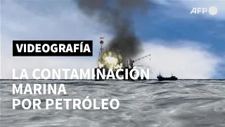 La contaminación marina por petróleo | AFP