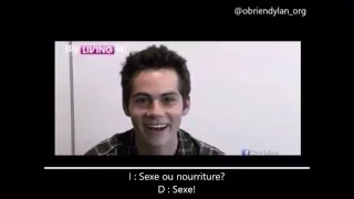 [VOSTFR]Sex or Food? - Interview Dylan O'Brien