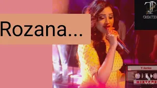 Sunn Raha Hai - Rozana | Lyrical video | Shreya Ghoshal | T-series Mixtape | TJ Creation