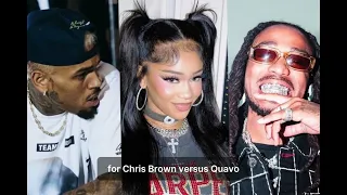 Saweetie Enters The Chris Brown vs Quavo Beef