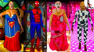 All the Mods of Granny (funny moments) ► Granny is Super Girl and SpiderMan ►  The evolution №45