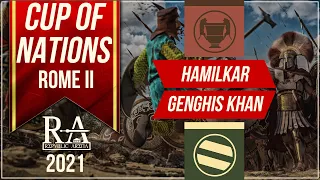 Total War: Rome II. Cup of Nations 2021. Hamilkar Barca [FG] vs Genghis Khan [AIMA]