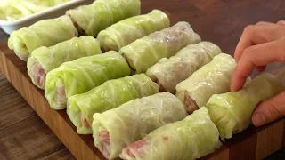 When you make cabbage like this, your family loves it!! Amazing Delicious Cabbage Recipe. Try it!