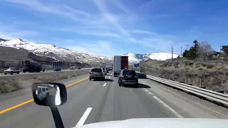Bigrigtravels Live! - Sparks, Nevada to Mystic, California - Interstate 80 West - March 16, 2017