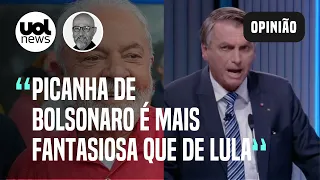 Bolsonaro denuncia a si próprio ao criticar fala de Lula sobre picanha, diz Josias de Souza
