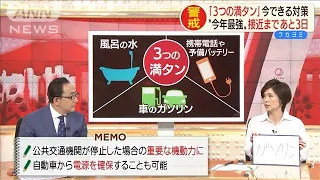 “今年最強”台風接近中　不安に備える3つの満タン(19/10/08)