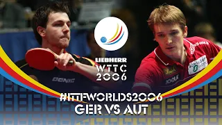 Germany VS Austria | #ITTFSmashBack #ITTFWorlds2006