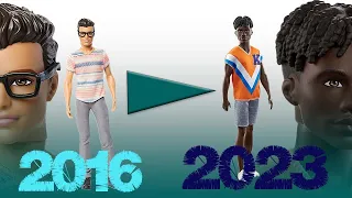 Fashionistas Barbie Ken Dolls 2016-2023 All Original Broad & Slim Series! #fashionistas #barbie