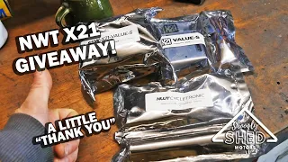 NWT X21 GIVEAWAY - Shoogly Shed Motors