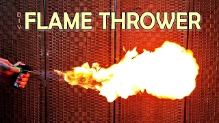 Flame thrower from a Giant lighter | What the Hack #15