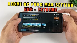Redmi 9c test game Pubg Mobile Max Setting | MediaTek Helio G35/2GB/64GB | HDR Extreme Settings