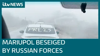 ITV News joins last convoy out of Mariupol as Russian troops besiege Ukrainian city | ITV News