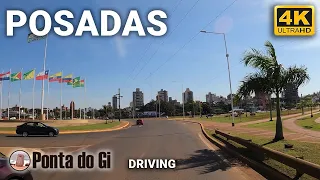 Entrando a la CIUDAD de POSADAS por el NORTE [GARUPA] #driving TOUR 4K 2023 - MISIONES - ARGENTINA