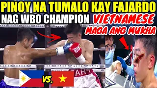 PINOY MALAKAS PA KAY FAJARDO WBO CHAMPION | KALABAN DUROG ANG MUKHA