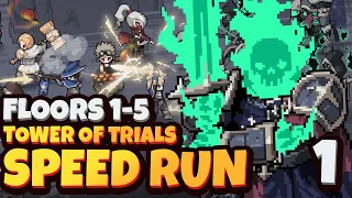 Speed Run Floors 1-5 Tower of Trials in King God Castle | Season 2 | Tower Part 1