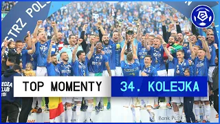 TOP MOMENTY 34. kolejki | Podsumowanie sezonu | Ekstraklasa | 2021/22 [Komentarz]