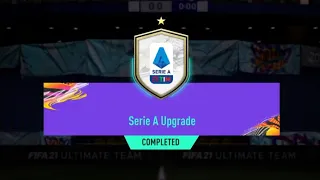 SERIE A UPGRADE SBC CHEAPEST SOLUTION!! #FIFA21