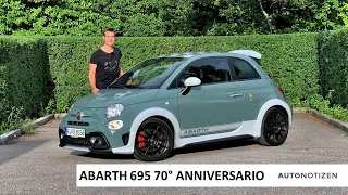 Abarth 695 70° Anniversario (180 PS): Review, Test, Fahrbericht