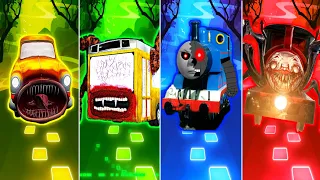 Car Eater - Bus Eater - Thomas The Train Exe - Choo Choo Charles | Tiles Hop Edm Rush !!