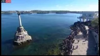 Russia Military Parade  - Victory Day 70 - Sevastopol Naval Salute May 9,15