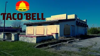 Coming across an Abandoned Retro Taco Bell