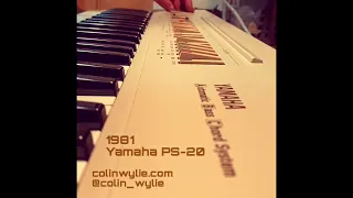 YAMAHA PS 20 Made in Japan colinwylie.com #colinwylie #hinterlandband