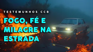 TESTEMUNHOS CCB FOGO, FÉ E MILAGRE NA ESTRADA #ccb #testemunhoccb #cultoonlineccb