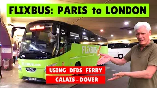 PARIS TO LONDON via DFDS NIGHT FERRY and FLIXBUS