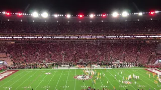 Alabama fans sing 'Sweet Home Alabama' under the new LED lights