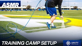 Setting Up For The Start Of Rams Training Camp | ASMR