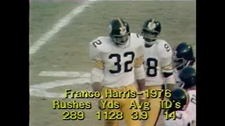 1976 Playoffs Steelers at Colts - TV Broadcast with Radio Announcers dubbed in