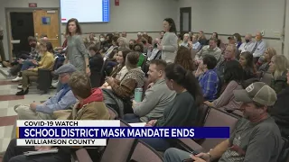 Williamson County Board of Education votes to remove mask mandate in schools