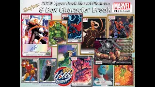 2023 Upper Deck MARVEL PLATINUM 1 Case (8 Box) CHARACTER Break#6 eBay 05/29/24